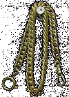 Dress Pocket Watch Chain in Gold