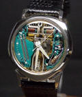 14K Gold ALPHA Accutron Spaceview 214 Repaired