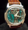 Accutron Spaceview in Stainless Steel Florentine Bezel Case