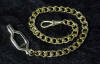 Pocket Watch Chain in Gold Over the Belt Hook Short