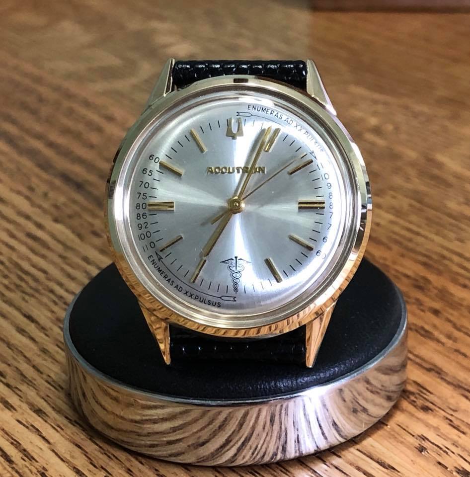 1967 Vintage Accutron 214 Pulsation Doctor's Watch