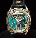 Bulova Accutron Gold Spaceview Fancy Lug Repaired