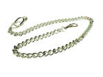 Pocket Watch Chain 622 White Silver